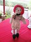 RAGGEDY ANDY CLOTH 16 DOLL vintage? off white pants/h
