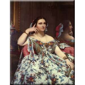   Marie Clotilde Inès de Foucauld, Seated 12x16 Streched Canvas Art by