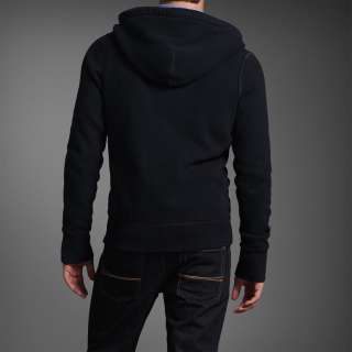  Abercrombie & Fitch GRAY & Navy  Hough Peak  Hoodie Jacket AnF A&F