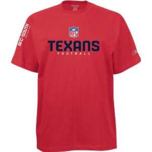 Houston Texans Red 2007 Sideline Callsign T Shirt  Sports 