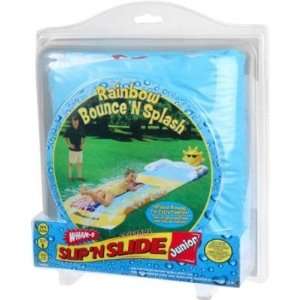   Junior Rainbow Bounce N Splash Slip N Slide Water Slide Toys & Games