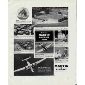 com Heres how Martin Aircraft are built.  1939 Martin Aircraft 