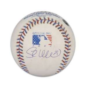 Shea Hillenbrand Autographed Baseball  Details Opening Day 2002 