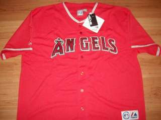 Anaheim Angels Jersey 3XL Red Home Majestic MLB  