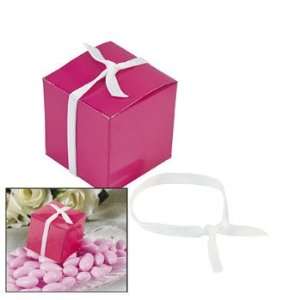   White Ribbons With Elastic   Gift Bags, Wrap & Ribbon & Ribbon & Bows