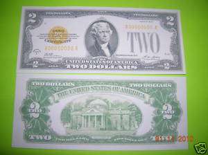 Replica $2 1928 Gold US Paper Money Currency Copy  