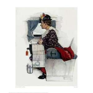 First Flight Norman Rockwell. 16.50 inches by 20.00 inches. Best 