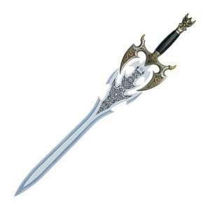 Sword of Darkness, Black Blade & Handle, Plain  Sports 
