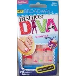  Broadway Nails Fashion Diva Mismatch Pedicure, 54268, 2 