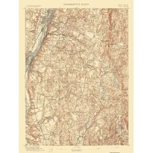  USGS TOPO MAP TROY SHEET NEW YORK (NY) 1893