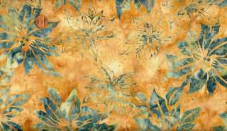   blue poinsettias on gold christmas fabric this is another stunning