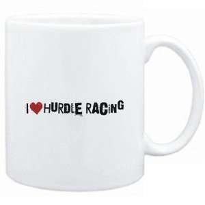  Mug White  Hurdle Racing I LOVE Hurdle Racing URBAN STYLE 