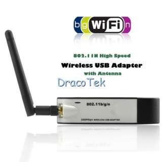 High speed Wireless wifi USB dongle with antenna 300NZ  