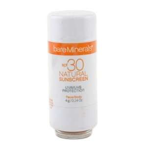 BareMinerals Natural Sunscreen SPF 30 For Face & Body   Light   Bare 