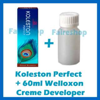 Wella Koleston Perfect + Welloxon Creme Developer 60ml  