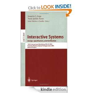 Interactive Systems. Design, Specification, and Verification 10th 
