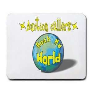  Auction callers Rock My World Mousepad