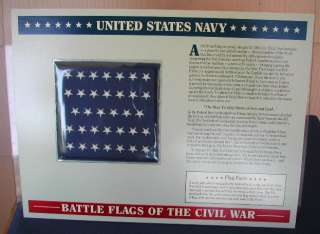 United States Navy Civil War Battle Flag Patch Willabee  