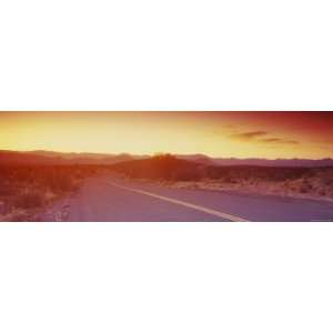 Road Passing Through a Landscape, Kingman, Mohave County, Arizona, USA 