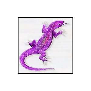  Glit Purple Lizzard Temporaray Tattoo Toys & Games