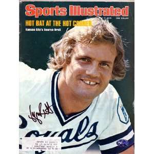  George Brett Autographed Sports Illustrated PSA/DNA 