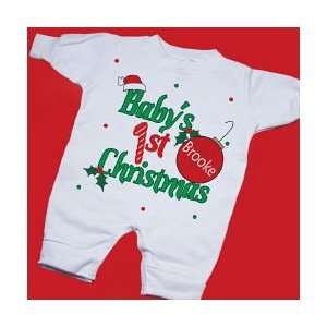  Babys 1st Christmas Romper Baby