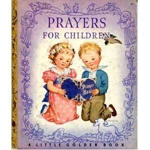  PRAYERS FOR CHILDREN, Little Golden Book with Dust Jacket Books