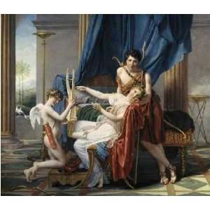  Sappho & Phaon by Jacques Louis David 10.00X8.75. Art 