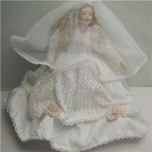 DOLLHOUSE Bride Dressed HOX103 Heidi Ott Wedding Lady Doll Jointed 