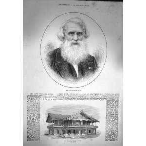    1872 Portrait Professor Morse Phayre Museum Rangoon