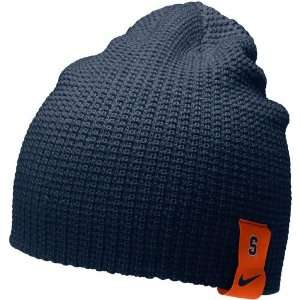  Nike Syracuse Orange Navy Blue Epic Knit Beanie Sports 