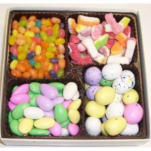 Cakes Large 4 Pack Sour Bunnies, Spring Mix Jelly Beans, Chocolate 