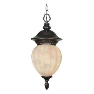  Inc 60/2514 Balun ES   3 Light Hanging Lantern w/ Honey Marble 