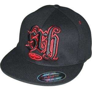  SRH Foundation FlexFit Hat   Large/X Large/Black/Red 