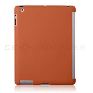 Orange TPU Smart Cover Companion Case For iPad 2 WiFi 3G  