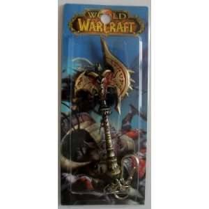  The World of Warcraft Die Cast Ax Keychain #1 Everything 