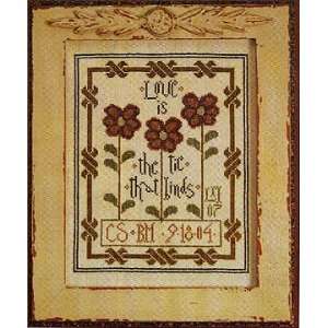  Tie That Binds   Cross Stitch Pattern Arts, Crafts 