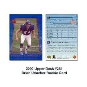  2000 Upper Deck #251 Brian Urlacher   Chicago Bears (RC 
