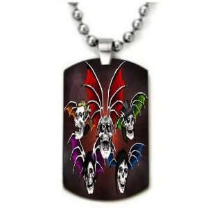  Avenged Sevenfold Style7 Color Dogtag Necklace w/Chain and 
