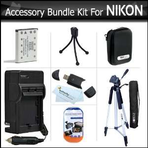  Accessory Bundle Kit For Nikon Coolpix S3000 S4000 S80 