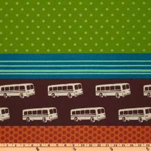   Linen Blend Canvas Bus Green Fabric By The Yard Arts, Crafts & Sewing