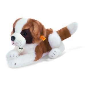    Steiff Benny Saint Bernard puppy, white/brown Toys & Games