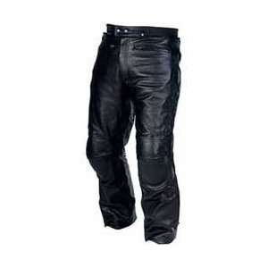  Tour Master Decker Leather Pants Large Flat Black 