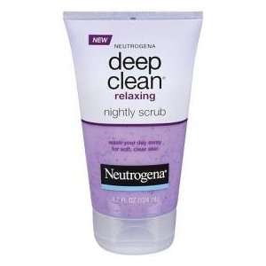  Neutrogena Deep Clean Relaxing Nightly Scrub 4.2oz Beauty