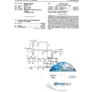  NEW Patent CD for DUAL CLUTCH VALVE INTERLOCKING 