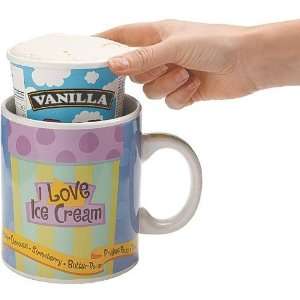  Ice Cream Therapy Mug Colorful Polka Dot Hold 24 Ounces 