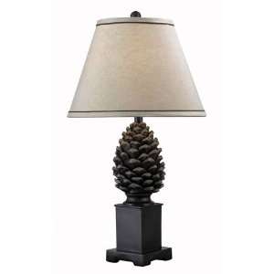  Kenroy Home Spruce 1 Light Table Lamp in Aged Bronze   KH 