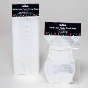  Clear Cello Party Bag 30 Count With Ties Case Pack 72 