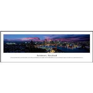    Baltimore, Maryland Panoramic View Framed Print