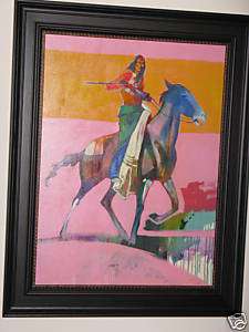 BRENT LEARNED ORIGINAL PAINTING / CHEYENNE ARAPAHO  